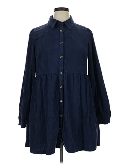 Pre-owned Threadbare Casual Dress In Blue