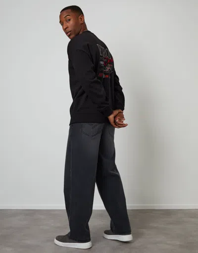 Threadbare Grey Wash Baggy Fit Jeans In Grey