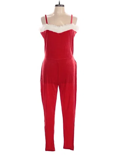 Pre-owned Threadbare Jumpsuit In Red