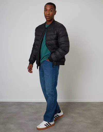 Threadbare Mid Wash Loose Fit Jeans In Blue