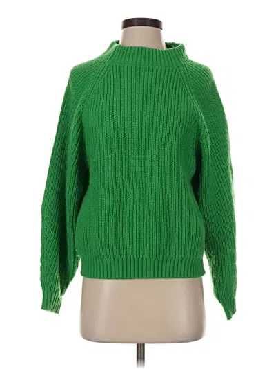 Pre-owned Threadbare Turtleneck Sweater In Green