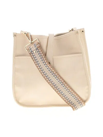 Pre-owned Threaded Pear Crossbody Bag In Ivory