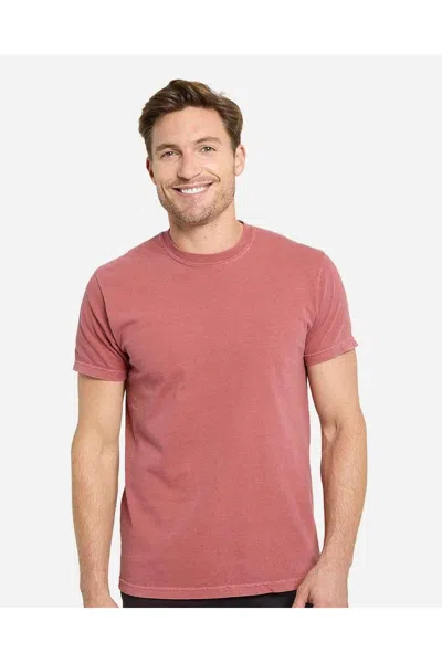 Threadfast Apparel Colors Garment-dyed T-shirt In Pink