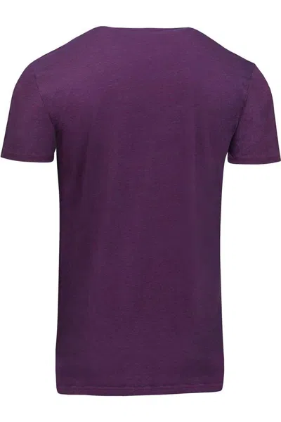 Threadfast Apparel Cross Dye T-shirt In Purple