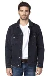 Threadfast Apparel Denim Jacket In Black