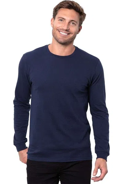 Threadfast Apparel Epic Long Sleeve T-shirt In Blue