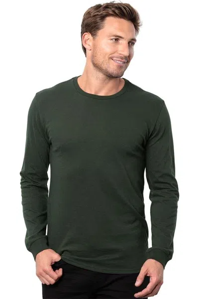 Threadfast Apparel Epic Long Sleeve T-shirt In Green