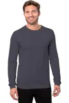 Threadfast Apparel Epic Long Sleeve T-shirt In Gray