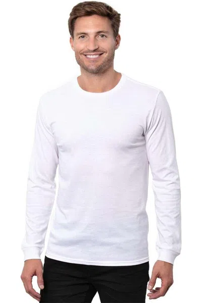 Threadfast Apparel Epic Long Sleeve T-shirt In White