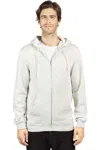 Threadfast Apparel Fleece Full-zip Hooded Sweatshirt In Multi