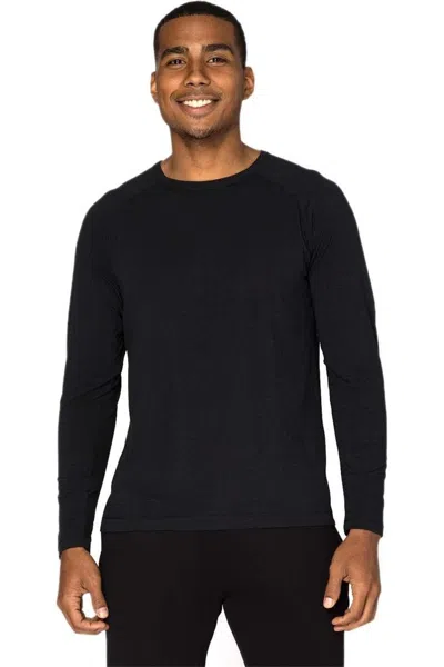 Threadfast Apparel Impact Long-sleeve T-shirt In Black