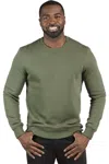 Threadfast Apparel Ultimate Crewneck Sweatshirt In Green