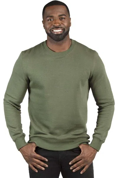 Threadfast Apparel Ultimate Crewneck Sweatshirt In Green
