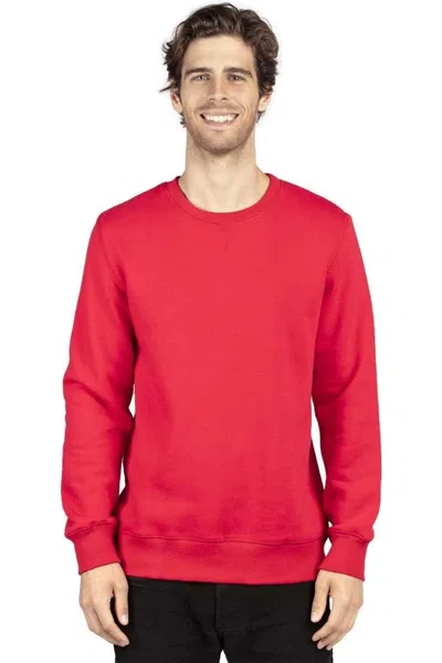 Threadfast Apparel Ultimate Crewneck Sweatshirt In Red