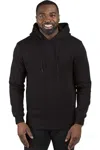 Threadfast Apparel Ultimate Fleece Pullover Hooded Sweatshirt In Black