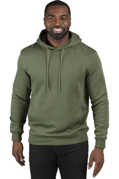 Threadfast Apparel Ultimate Fleece Pullover Hooded Sweatshirt In Green