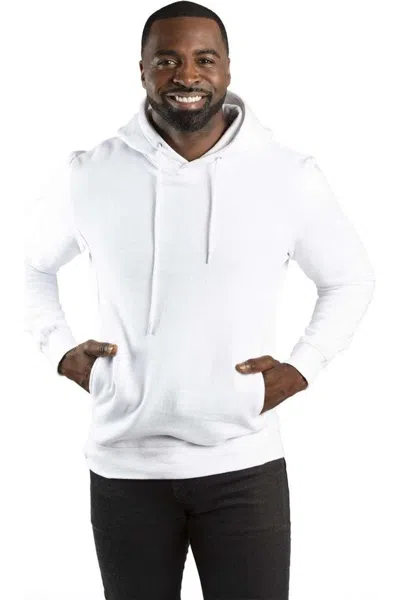 Threadfast Apparel Ultimate Fleece Pullover Hooded Sweatshirt In White