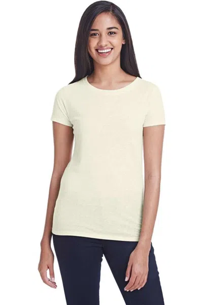 Threadfast Apparel Women's Tri-blend Short-sleeve T-shirt In Beige