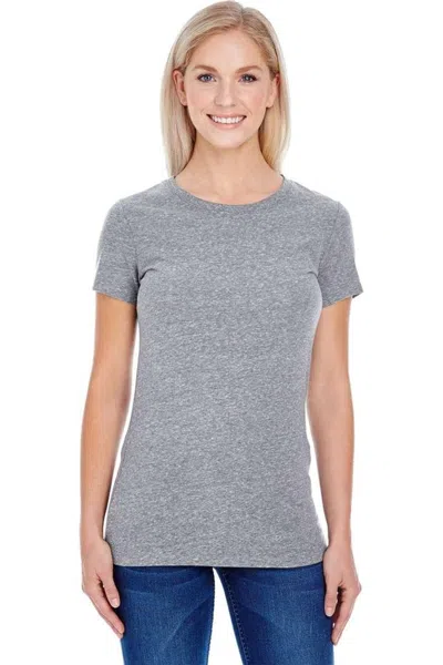 Threadfast Apparel Women's Tri-blend Short-sleeve T-shirt In Grey