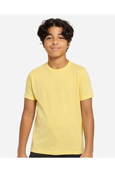 Threadfast Apparel Kids' Youth Epic Cotton T-shirt In Yellow