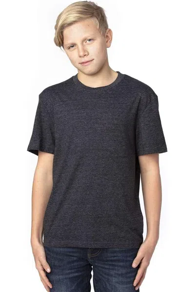 Threadfast Apparel Kids' Youth Triblend T-shirt In Black