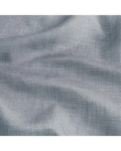 Threadmade Brighton Windowpane Plaid Rod Pocket Back Tab Blackout Window Curtain Panel In Blue