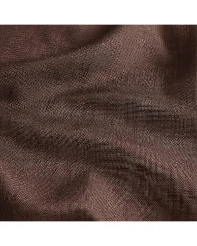 Threadmade Brighton Windowpane Plaid Rod Pocket Back Tab Blackout Window Curtain Panel In Brown