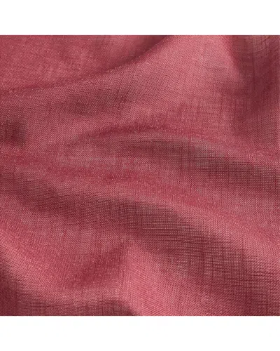 Threadmade Brighton Windowpane Plaid Rod Pocket Back Tab Blackout Window Curtain Panel In Red