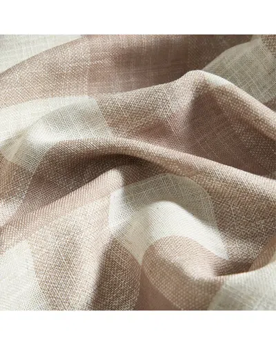 Threadmade Grainger Buffalo Check Blackout Window Curtain In Brown