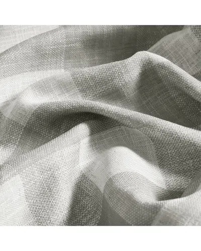 Threadmade Grainger Buffalo Check Blackout Window Curtain In Gray