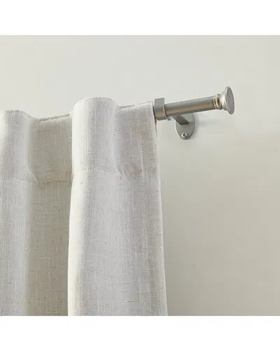 Threadmade Shaker Curtain Rod In Silver