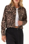 Threads 4 Thought Abbey Leopard Print Trucker Jacket In Multi