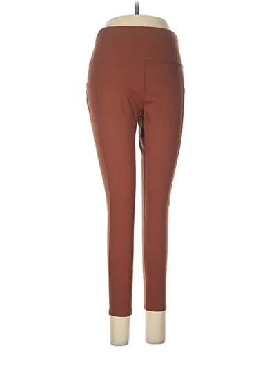 Pre-owned Threads 4 Thought Active Pants In Brown