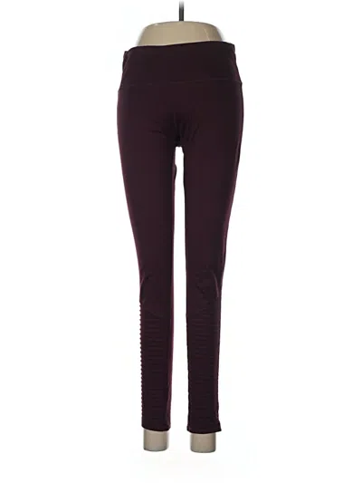 Pre-owned Threads 4 Thought Active Pants In Burgundy