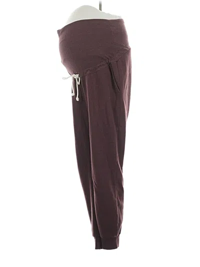 Pre-owned Threads 4 Thought Active Pants In Burgundy