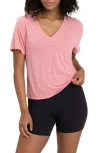 Threads 4 Thought Ada V-neck T-shirt In Guava