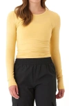 Threads 4 Thought Alice Luxe Jersey T-shirt In Heather Butterscotch