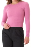 Threads 4 Thought Alice Luxe Jersey T-shirt In Heather Hibiscus