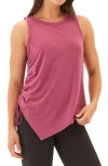 Threads 4 Thought Alison Cinched Jersey Tank In Pink