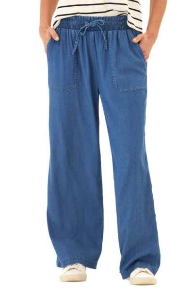 Threads 4 Thought Allie Stretch Chambray Pants In Dark Wash
