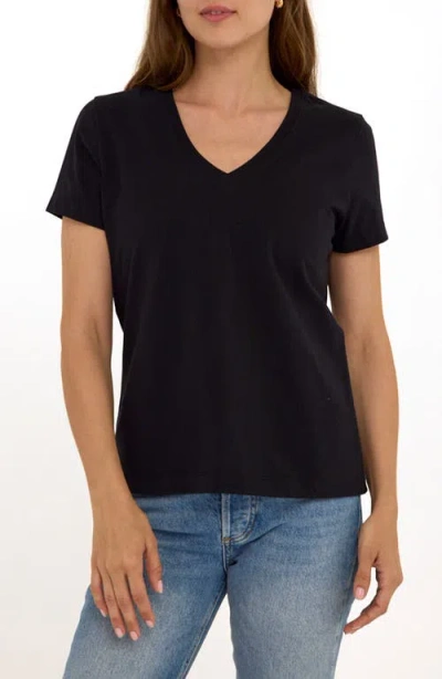 Threads 4 Thought Aria Essential Organic Cotton T-shirt In Black