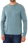 Threads 4 Thought Arrow Embroidered Long Sleeve T-shirt In Dark Spruce
