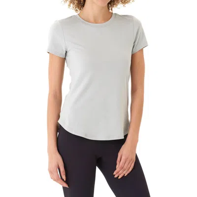 Threads 4 Thought Arry Luxe Ruched T-shirt In Light Heather Grey