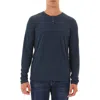 Threads 4 Thought Austin Triblend Henley In Blue
