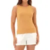 Threads 4 Thought Bailey Feather Ribbed Tank In Yellow