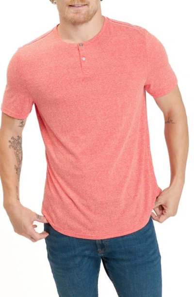 Threads 4 Thought Baseline Slub Henley In Pink