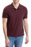 Threads 4 Thought Baseline Slub Polo In Maroon Rust