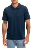 Threads 4 Thought Baseline Slub Polo In Midnight
