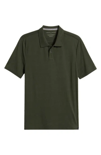 Threads 4 Thought Baseline Slub Polo In Rosin