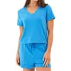 Threads 4 Thought Bettine Terry T-shirt In Blue